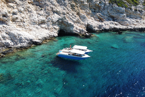 Split: Boat Tour to Blue Cave, Vis, Blue Lagoon, Hvar, Brač