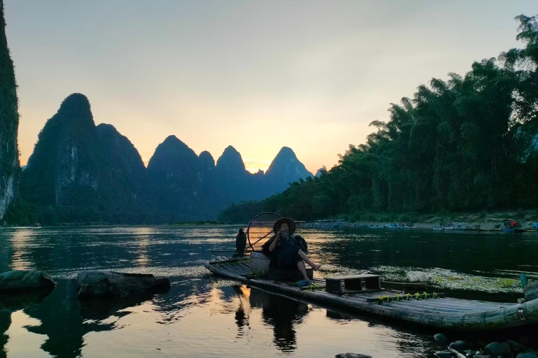 Li River Bamboo Raft, Xianggong Mountain & Xingping tour