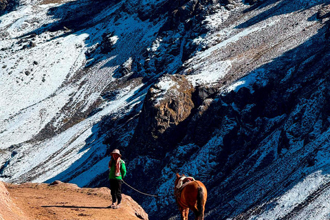 From Cusco: Rainbow Mountain Tour with late departure and lunch From Cusco: Rainbow Mountain Tour with Late Departure and Lunch