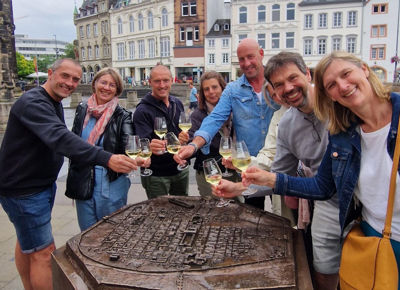 Trier: Guidet byvandring med vinsmagning