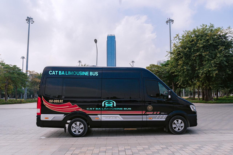 Hanoi: Limousine bus tickets to Cat Ba, modern- high quality