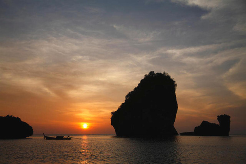 Phi Phi Islands: Private Sunset Cruise with Snorkeling Phi Phi Islands: Private Sunset Cruise with Snorkeling 4 hr