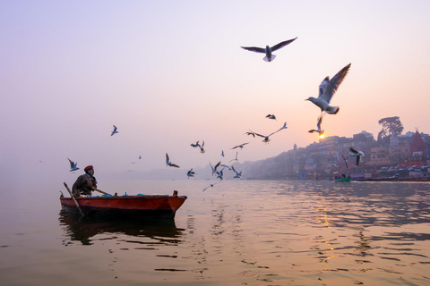 Varanasi: Full-Day Tour with Boat Ride &amp; Sarnath Exploration