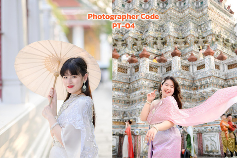 Tajska sesja zdjęciowa w Wat Arun: Bangkok, Tajlandia2 godziny fotografowania (na osobę) w Wat Arun + Wat Pho