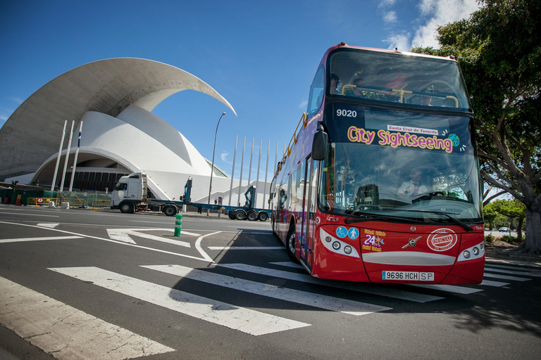 City Sightseeing: Santa Cruz de Tenerife HOHO Bus Tour 24-Hour Hop-On Hop-Off Bus Tour