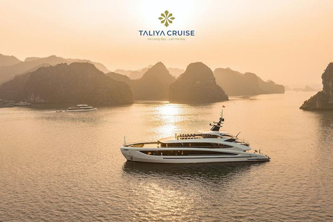 Hanoi: Premium Lan Ha Bay Day Cruise with Sunset Party Share Transfer + Cruise 1 day from Hanoi