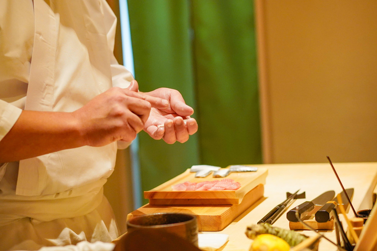 Hochwertiges Sushi &amp; Tempura-Essen in Ginza