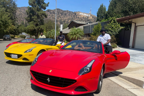 Hollywood: Passeio de Ferrari pelo letreiro de Hollywood com opção de dirigir