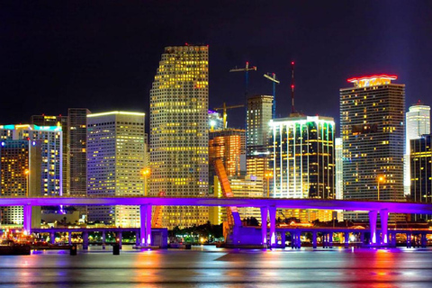 Tour nocturno panorámico de Miami