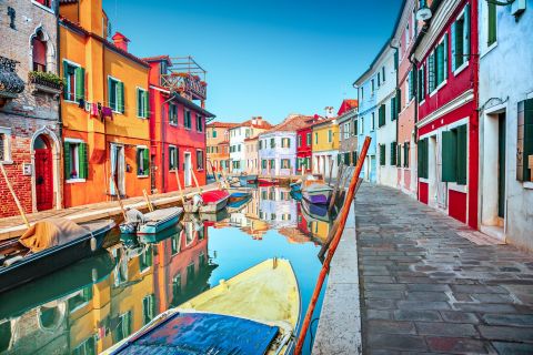 Venise : îles de Murano, Burano et Torcello