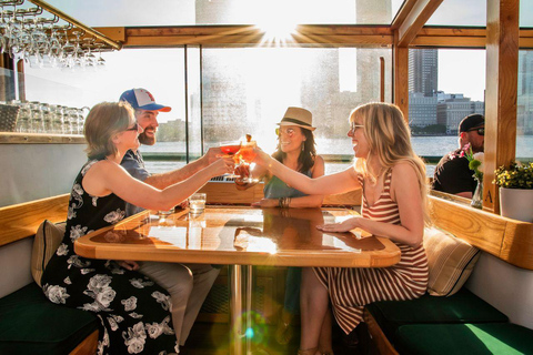 纽约香槟、奶酪、鱼子酱与观光巡游纽约市：香槟和奶酪搭配巡游