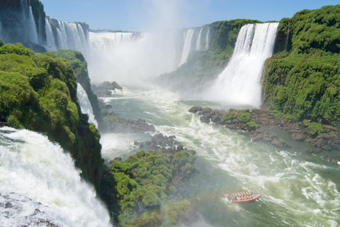 Iguassu Falls (brasilianska sidan) med valfri båttur