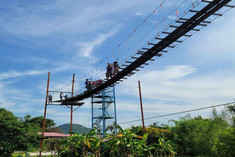 Pattaya Rainforest Zipline Rope Suspension Bridge Adventure