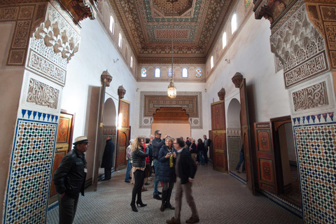 Marrakesh: Bahia Palace, Ben Youssef Medersa & Secret Garden Private Tour in French - Meeting at Your Riad in the Medina