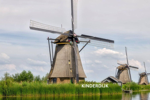 Rotterdam en Kinderdijk Dagelijkse Wandeltour en Rondvaart