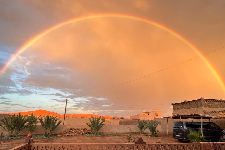 From Fez: 3-Day Luxury tour to Marrakech via Merzouga Tour with Luxury Camp