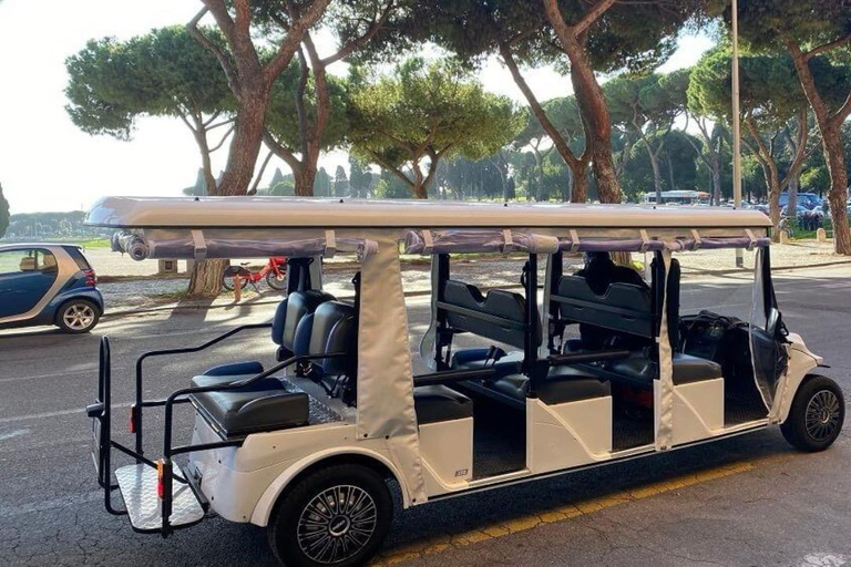 Rome: Explore Top Attractions by Exclusive Golf Cart Tour Private Golf Cart: Explore Top Attractions in Rome