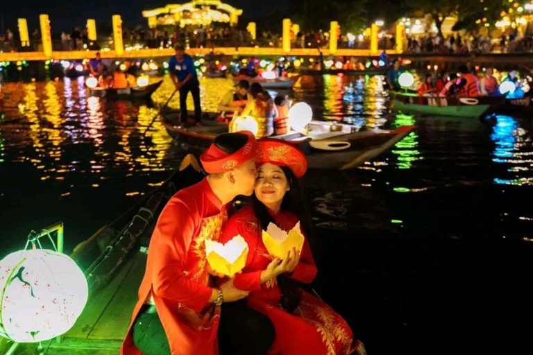 Billet de bateau et lâcher de lanternes sur la rivière Hoai à Hoi An