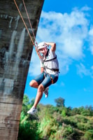 Murillo de Gállego Huesca, Bungee jumping over the river - Housity