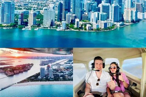 Miami: Visita privada de 50 minutos a South Beach em voo privado