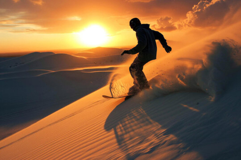 Agadir : Expérience guidée de sandboarding et visite guidée du canyon