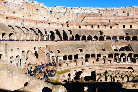 Rom: Guidad tur Guidad tur till Colosseum, Forum Romanum och PalatinkullenColosseum, Forum Romanum &amp; Palatinkullen Franska guidade besök