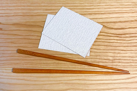 Sapporo: Workshop de fabrico de pauzinhosSapporo: Chopstick-Making Workshop
