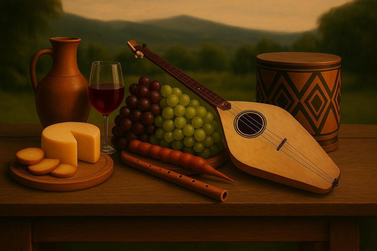 Tbilisi: Georgian Music Evening - Wine, Cheese, Conversation