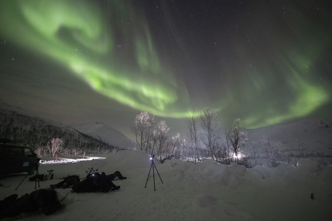 Von Tromsø: Nordlichtjagd mit Fotos &amp; SnacksNordlichtjagd in Tromso mit Fotos, Kleidern und Snacks