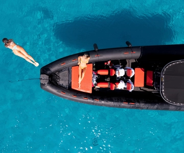 Zadar : Excursion en bateau rapide sur 3 îles avec plongée en apnée et boissons