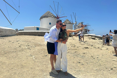 Visite à pied de 2 heures dans la ville de Mykonos