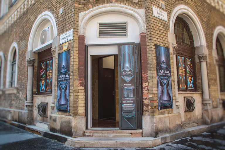 Budapest downtown: Fast & Fierce shooting range experience