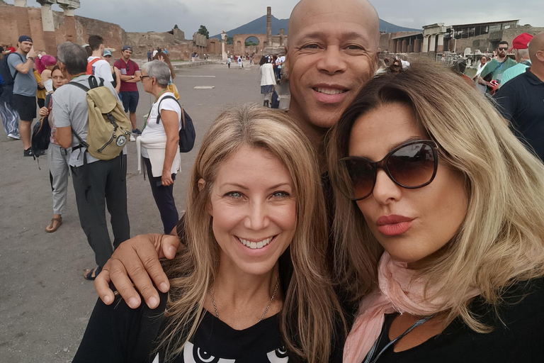 Transfer from Sorrento & Guided Pompeii to Naples area