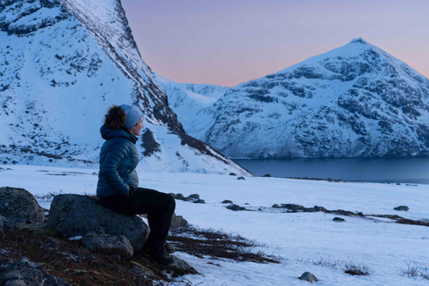 Tromsø: Excursão pelos fiordes e praias com fogueira e fotos