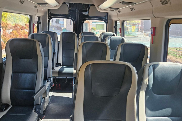 Busan: Excursão compartilhada para ver o pôr do sol em Gyeongju em van de luxoBusan: Excursão compartilhada para ver o pôr do sol em Gyeongju em uma van de luxo