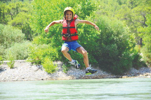 Antalya : Combo Rafting étonnant avec Zipline, 4X4 Quad, Jeep5 en 1 Raft+Buggy ou Quad+Zipline+Jeep+Trekking