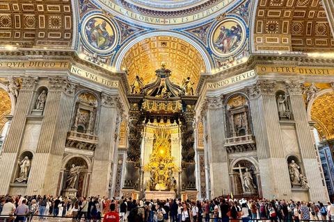 Rome: St. Peter's Basilica Guided Tour with Dome Access Rome: St. Peter's Basilica German Guided Tour Without Dome.