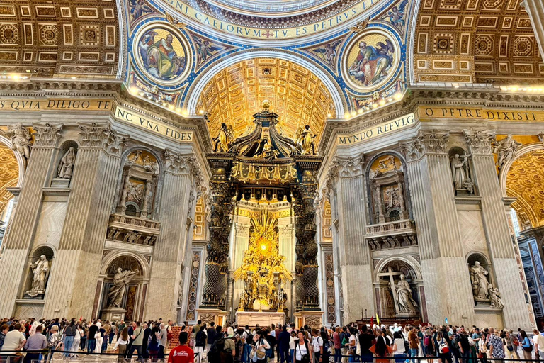 Rome: St. Peter's Basilica Guided Tour with Dome Access Rome: St. Peter's Basilica German Guided Tour Without Dome.