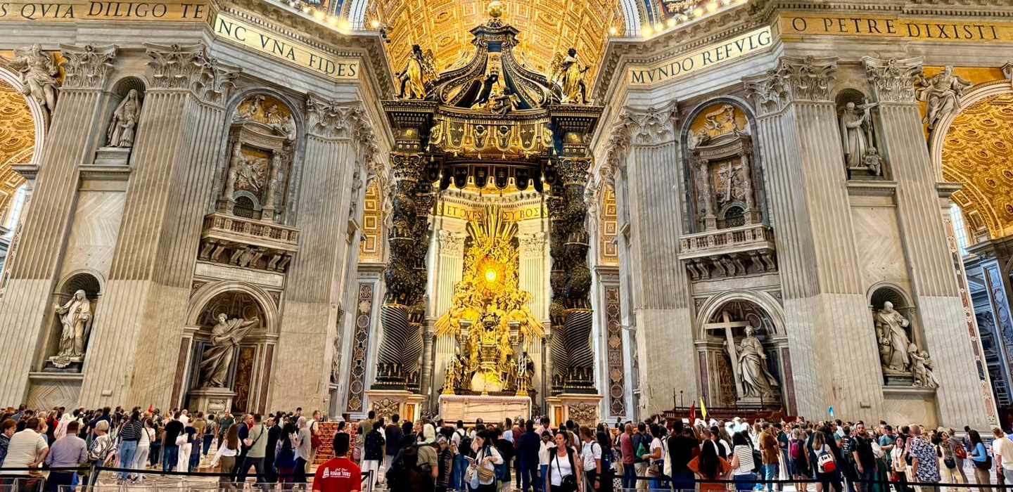 Rom: Geführte Tour durch den Petersdom mit Zugang zur Domkuppel Rom: Geführte Tour durch den Petersdom mit Zugang zur Domkuppel