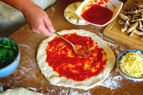Amalfikysten: Pizza- og mozzarellakursus med gårdbesøg