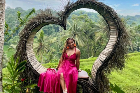 Ubud: Private Half-Day Tour Rice Terrace, Temple & Waterfall Private Ubud Half-Day Tour (Without Entrance Ticket)