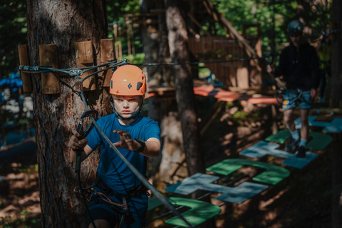 NOD Adventure Park Entry Ticket with 5 Courses & Ziplines