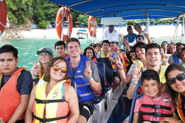 San José: wyspa Tortuga, snorkeling, lunch, transfer SJOWyspa Tortuga z naszego prywatnego molo w Puntarenas