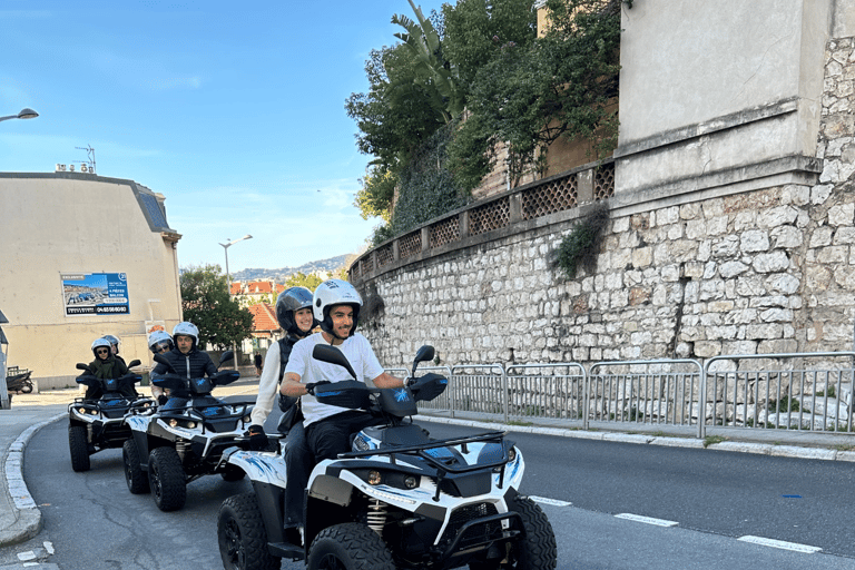 NICE BY ELECTRIC QUAD:panoramic tour from Nice with snack