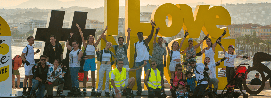 Nice en roller au coucher du soleil & musique live !