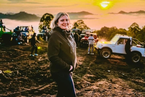 Mount Batur Sunrise Jeep Tour with Black Lava & Hot Springs Tour with transfer hotel only (without hot springs)