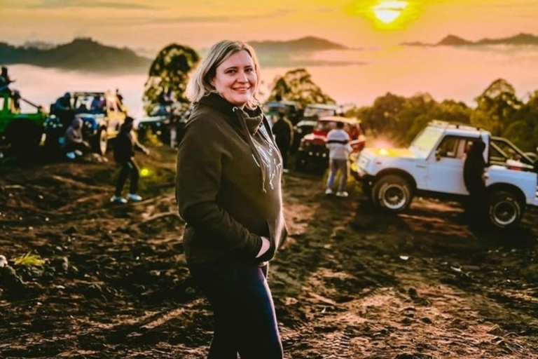Mount Batur Sunrise Jeep Tour with Black Lava & Hot Springs Tour with transfer hotel only (without hot springs)
