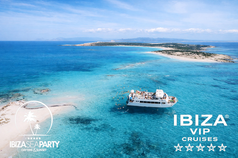 Ibiza: Formentera VIP Boat Paella, BBQ, OpenBar, DJ & Sunset BASIC TICKET with 5h Open Bar & Breakfast