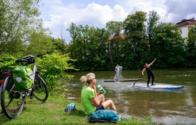 Visit River Stand up Paddling Course 14 km St. Michael - Leoben in Bruck an der Mur