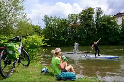 River Stand up Paddling Kurs 14 km St. Michael - Leoben